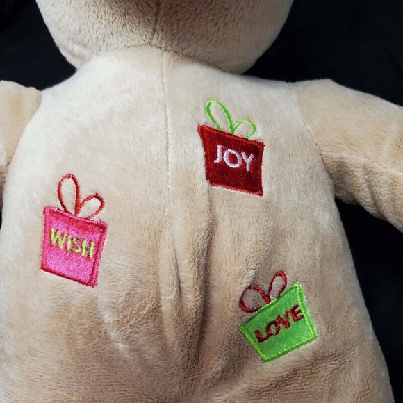 Dan Dee 13" Puppy Dog Plush Stuff Animal Brown Christmas Present Gift Joy Love - Picture 8 of 9